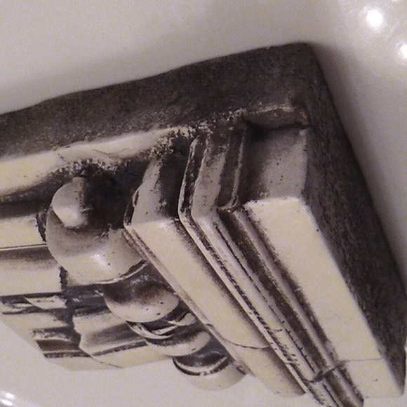 MAIA, bisque column, Atlantis Tile, like Sid Dickens. *Rare & Retired wall art - Picture 3 of 12